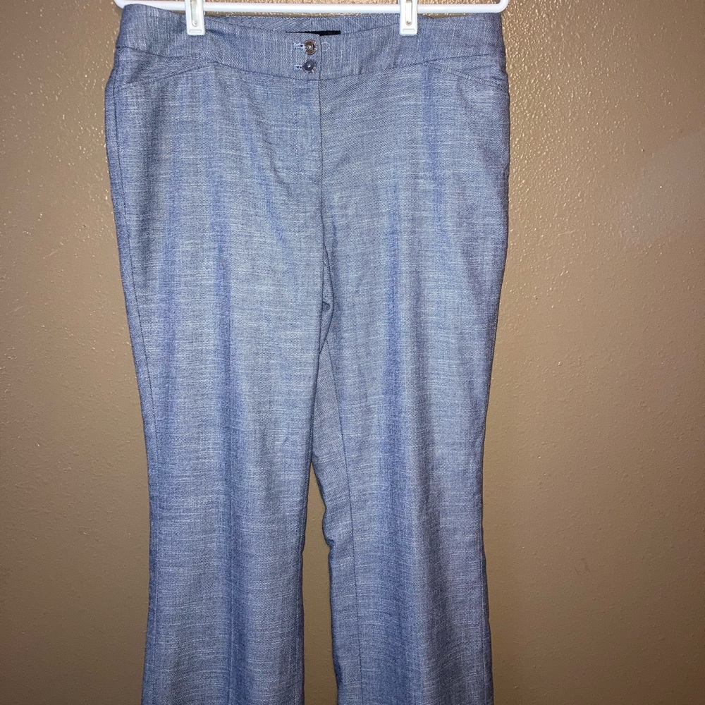 White Barn Black Market Sleek Boot Cut 6R Grey Dress Pants
